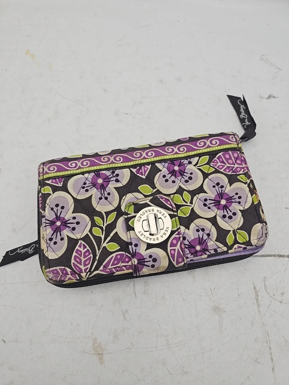 Vera Bradley Floral Zip Wallet